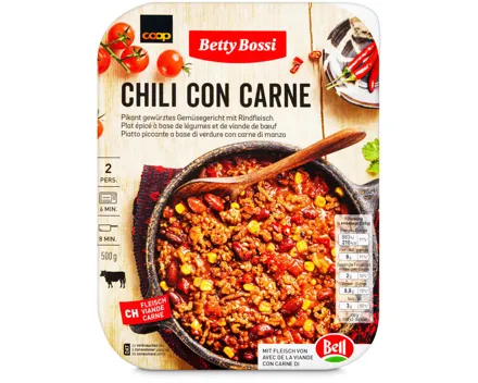 Betty Bossi Chili con Carne