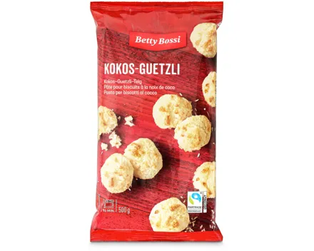 Betty Bossi Fairtade Kokosguetzli-Teig