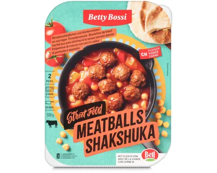 Betty Bossi Meatballs Shakshuka