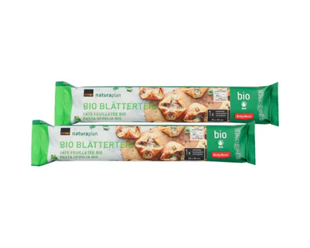 Betty Bossi Naturaplan Bio Blätterteig ausgewallt 2x 320g