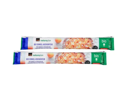 Betty Bossi Naturaplan Bio Dinkel-Kuchenteig rund ausgewallt Ø32cm 2x 270g