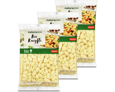 Betty Bossi Naturaplan Bio Knöpfli 3x 500g