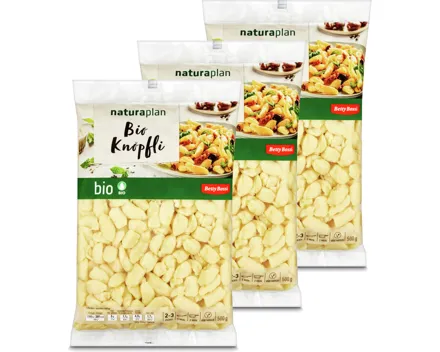Betty Bossi Naturaplan Bio Knöpfli 3x 500g