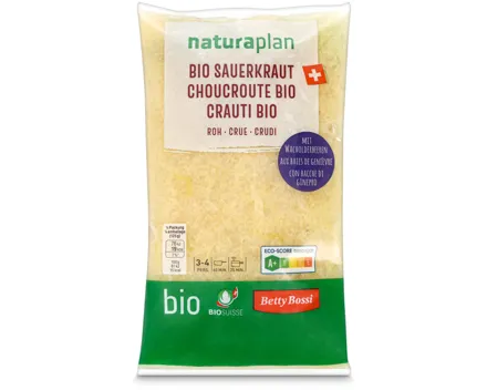 Betty Bossi Naturaplan Bio Sauerkraut roh mit Wacholder