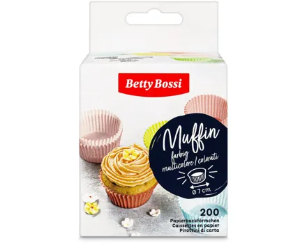 Betty Bossi Papierbackform Muffin 7cm bunt
