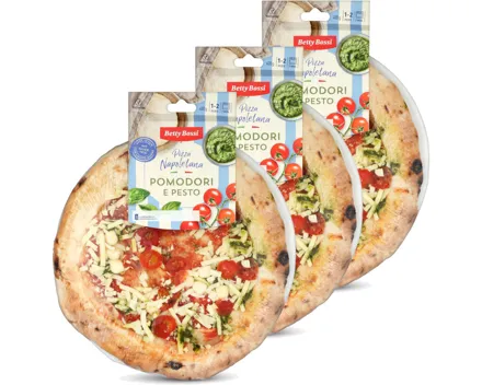 Betty Bossi Pizza Pomodori Pesto Napoletana 3x 400g