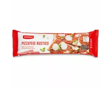 Betty Bossi Pizzateig Rustico ausgewallt eckig