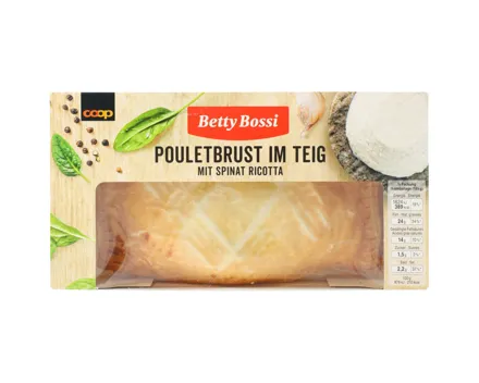 Betty Bossi Pouletbrust Teig Spinat Ricotta