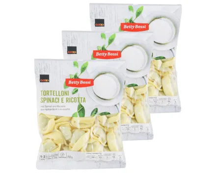 Betty Bossi Tortelloni mit Spinat & Ricotta 2x 250g