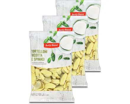 Betty Bossi Tortelloni mit Spinat & Ricotta 3x 500g