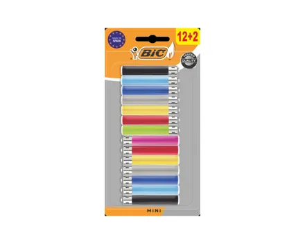 BIC Feuerzeug Mini, 12+2