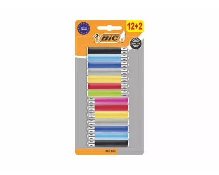 BIC Feuerzeug Mini XXL 12 + 2