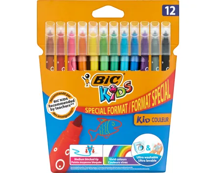 BIC Kids Filzstifte Kid Couleur