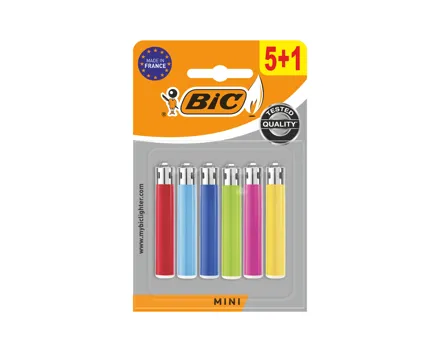Bic® BIC Feuerzeug Mini, 5+1