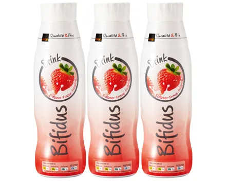 Bifidus Joghurtdrink Erdbeer 3x 500ml