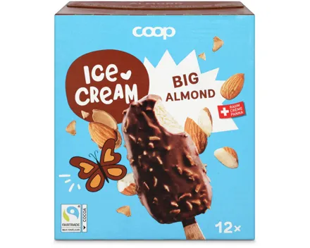 Big Fairtrade Lutscher Almond 12x120ml