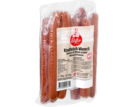 Bigler Rindfleisch-Wienerli