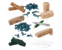 Bindesortiment und Gartenhelfer