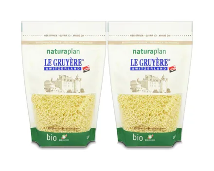 Bio Gruyère AOP gerieben 2x 120g