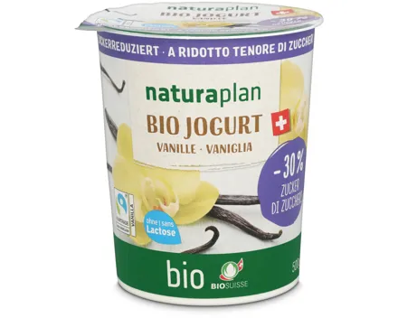 Bio Joghurt Vanille zuckerreduziert