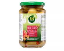 BIO NATURA Griechische Bio Oliven gefüllt, Paprika