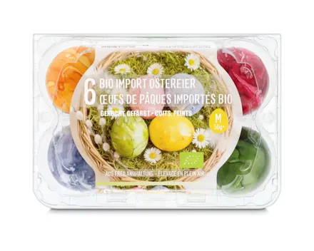 Bio Ostereier 6 Stück 50g+