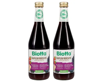 Biotta Fruchtsaft Superfrüchte 2x 50cl
