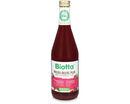 Biotta Preiselbeere Plus