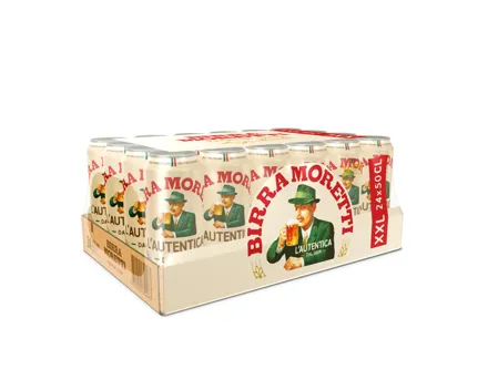 Birra Moretti L’Autentica Lager 24x50cl