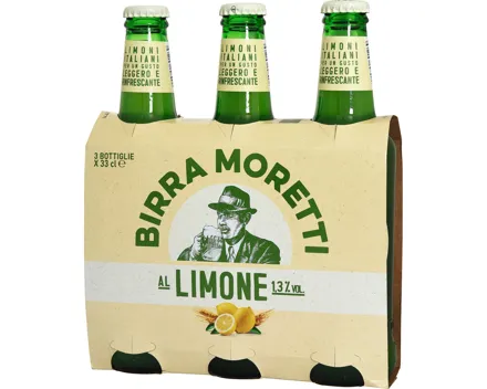 Birra Moretti Limone 3 x 33 cl
