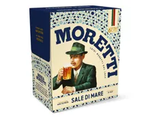 Birra Moretti Sale di Mare Lager Naturtrüb 6x33cl