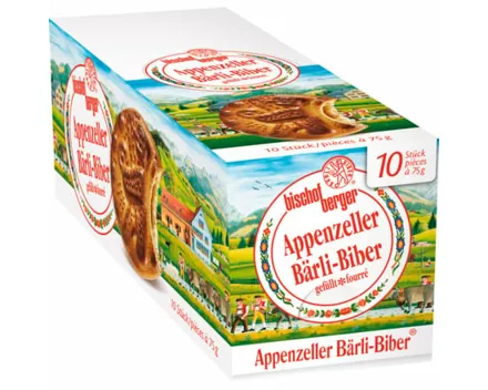Bischofberger Appenz. Bärli-Biber 10 x 75 g