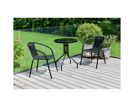 Bistroset Lumina, schwarz