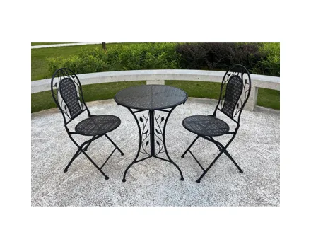 Bistroset Vogel, schwarz