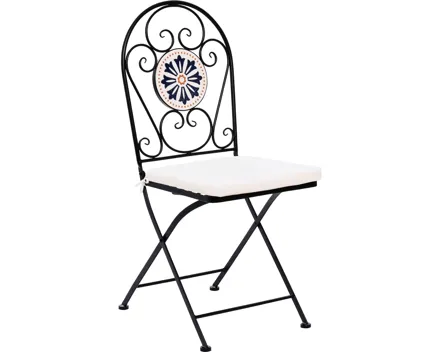 Bistrostuhl Maroko, Mosaik grau