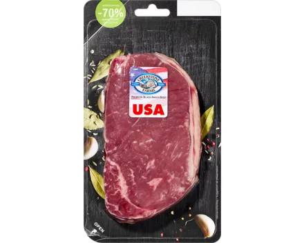 Black Angus Rindsentrecôte