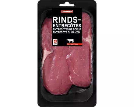 Black Angus Rindsentrecôtes