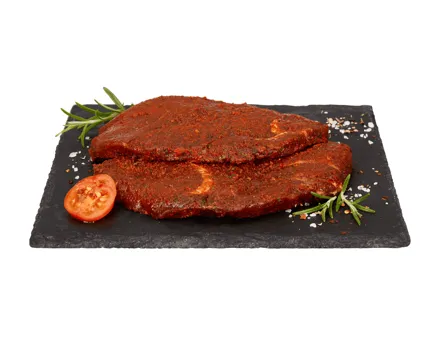 Black Angus Steak mariniert