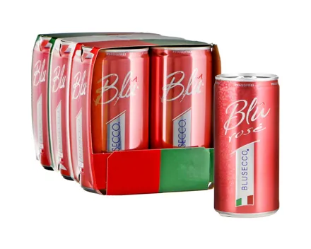 Blu Secco Rosé Dose Vino Frizzante 6x20 cl – Schaumwein, Italien