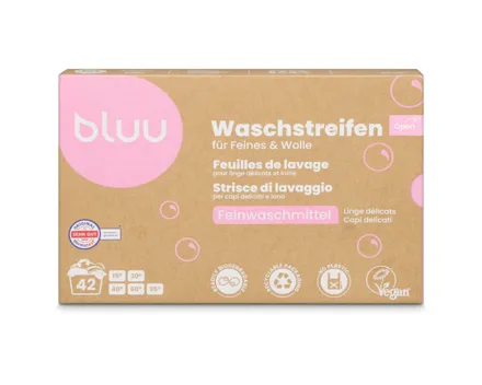 Bluu Waschstreifen Feinwaschmittel 42 Waschgänge