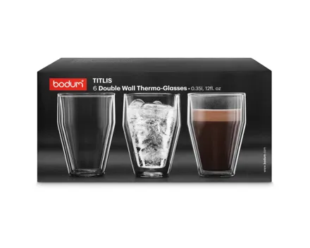 Bodum Doppelwandgläser Titlis 6x0.35l