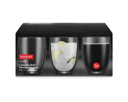 Bodum Glas Doppelwand Pavina 35cl 6 Stück