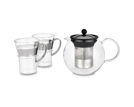 Bodum Teebereiter Inox 1l & 2 Tassen 0.35l