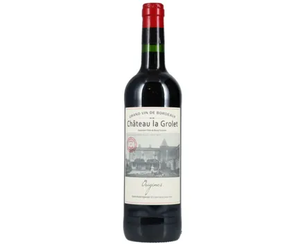 Bordeaux AOC La Grolet Côte Bourg Origines Famille Hubert Vignerons (2021) – Rotwein, Frankreich (0.75l)