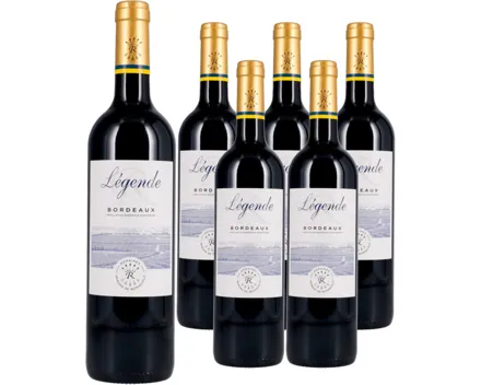 Bordeaux AOC LégendeBarons de Rothschild 6x 75cl (2022) – Rotwein, Frankreich (0.75l)