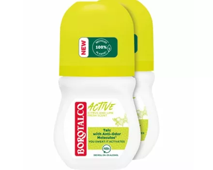 Borotalco Active Deo Roll On 2 x 150 ml