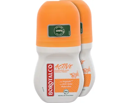 Borotalco Active Deo Roll-on Mandarine & Neroli 2 x 50 ml