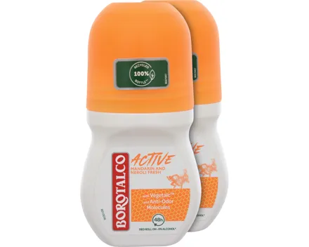 Borotalco Active Deo Roll-on Mandarine & Neroli 2 x 50 ml