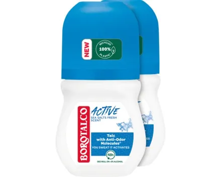 Borotalco Deo Roll-On Active Sea Salts Fresh 2 x 50 ml