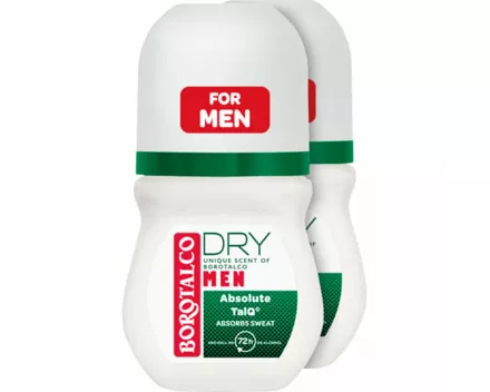 Borotalco Deo Roll-On Unique Scent of Borotalco Men 2 x 50 ml